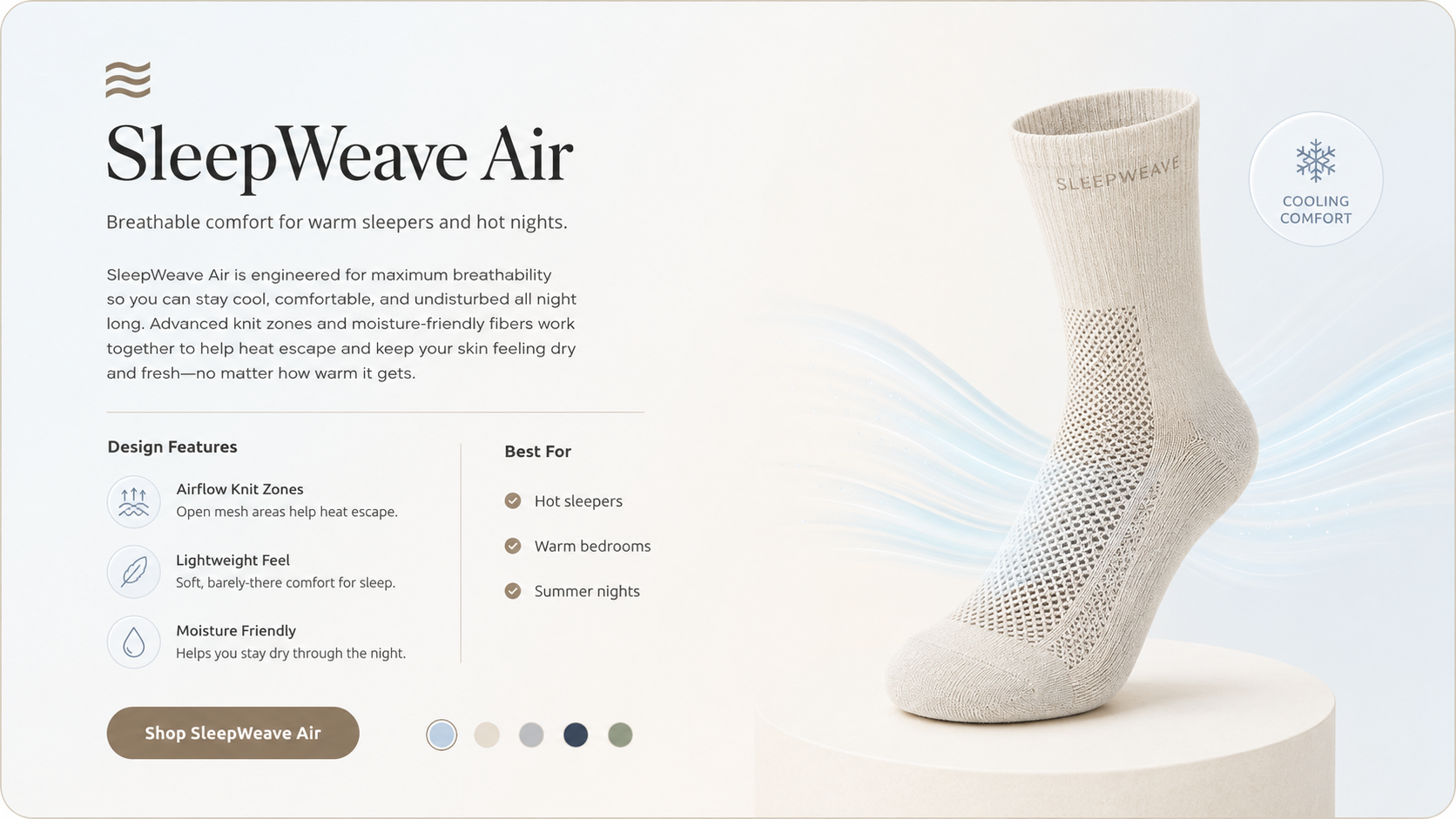 Cool Sleeper Air Pack